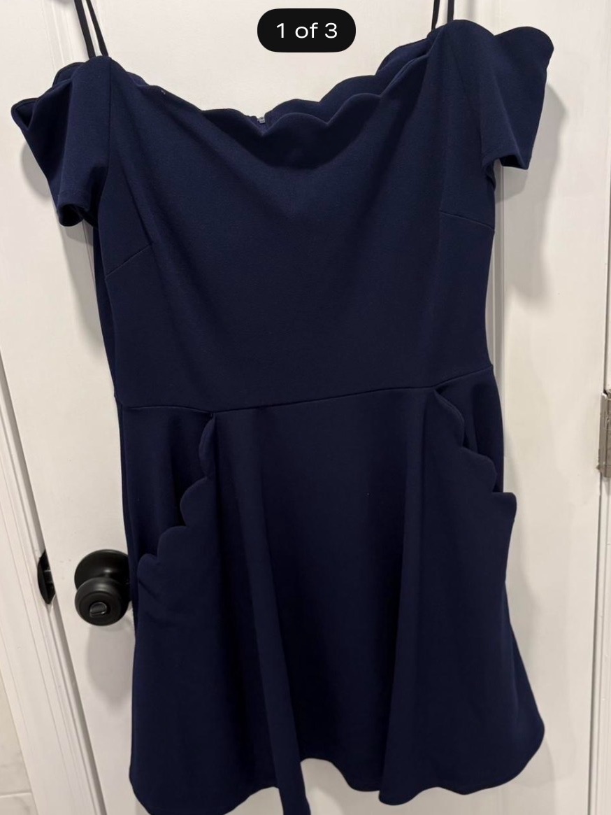Darling Navy Blue Dress